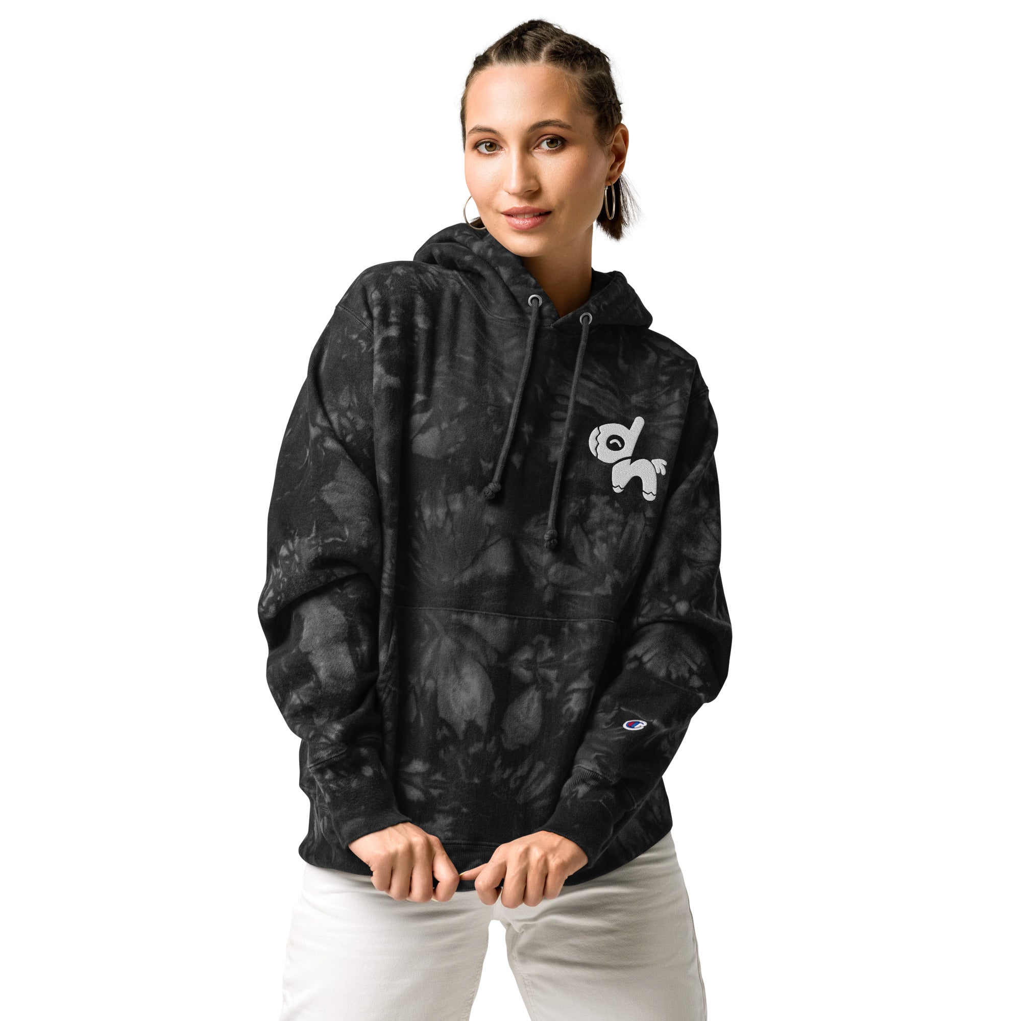 Sweat à Capuche Dye Trusted - Noir, Taille Medium - Neuf Avec étiquettes