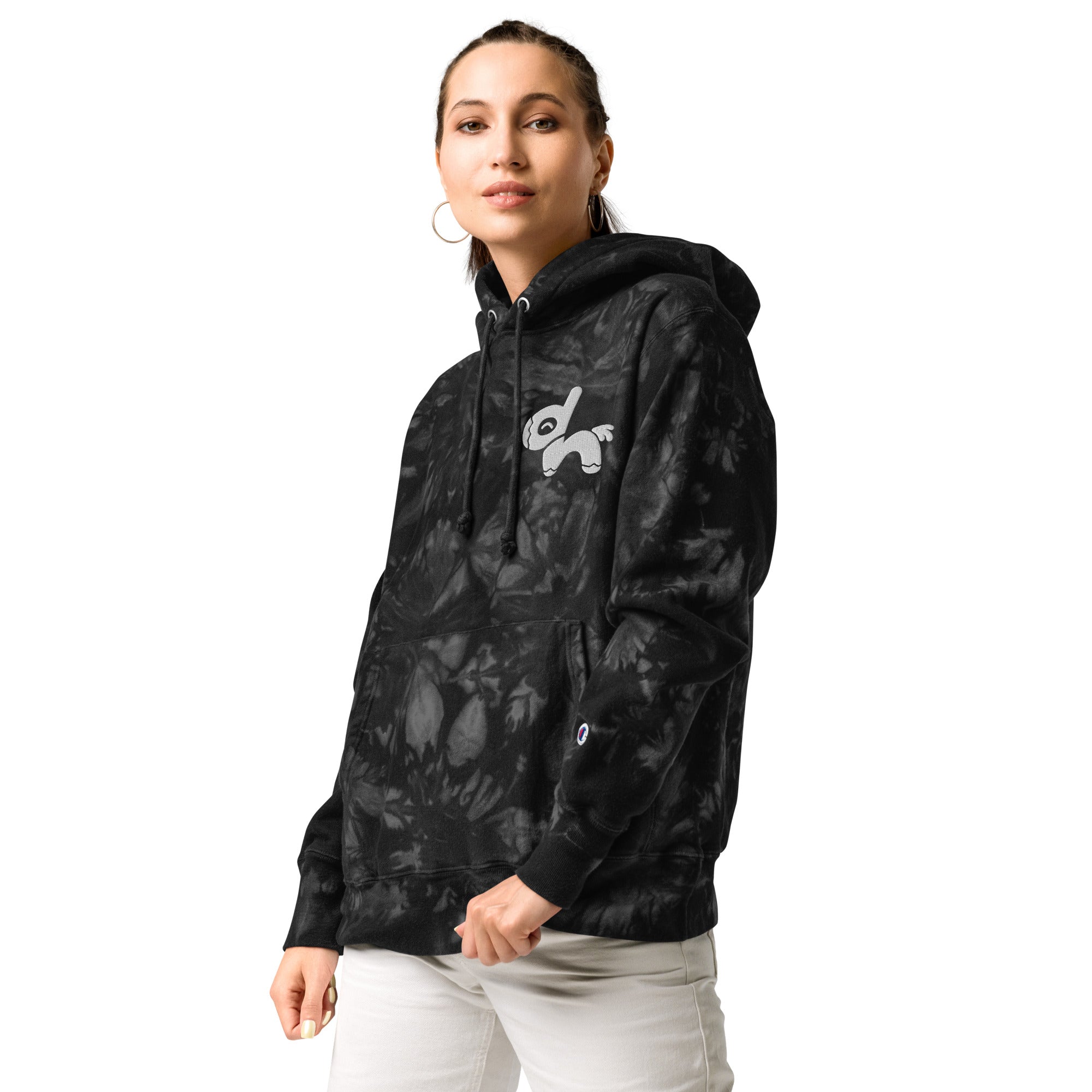 Unisex Champion tie-dye hoodie – Naimadesign-DN